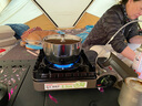 CAMPINGMOON柯曼S363-2S不銹鋼304大號蒸籠蒸屜三件套早餐蒸網(wǎng)戶外便攜野餐 【S363-2S】+CC-18小號湯鍋 曬單實拍圖
