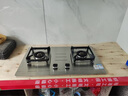 百得（BEST）華帝出品 燃?xì)庖夯瘹怆p灶具 5.0KW家用不銹鋼猛火臺嵌入式煤氣灶JZY-QE35G【國家補貼20%】 曬單實拍圖