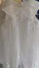 戴維貝拉【高定禮服】女童連衣裙兒童生日公主裙寶寶夏裝 曬單實(shí)拍圖