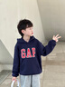 Gap男女童2025秋季新款Logo膠印抓絨套頭連帽衫兒童裝衛(wèi)衣829299 海軍藍 130 cm(8-9歲) 亞洲尺碼 曬單實拍圖