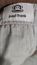 大嘴猴（paul frank）薄款休閑褲男士夏季新款寬松亞麻闊腿褲長褲子 灰色 L 曬單實拍圖