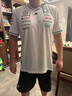 adidas梅賽德斯AMG馬石油F1車隊(duì)短袖T恤男裝夏季阿迪達(dá)斯JX5795 白/黑色   3XL 曬單實(shí)拍圖