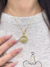 七可項鏈女2025新款七夕情人節(jié)禮物生日送女友老婆和田玉兔平安扣吊墜 曬單實拍圖