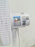 美菱（MeiLing）電風扇 家用臺扇學生宿舍 臺式小風扇大風力定時搖頭電風扇 14英寸白色升級搖頭款（搖頭送風） 曬單實拍圖