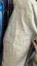 無印良品（MUJI）男式 漢麻水洗 立領(lǐng) 長袖襯衫 男士襯衣外套男裝25年夏季AC216A5S 淡綠色 M (170/92A) 曬單實(shí)拍圖