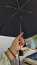 WCZ德國超輕碳纖維雨傘男女晴雨兩用折疊傘防曬防紫外線黑膠太陽傘 黑色(黑膠布) 全遮光-加大款 曬單實拍圖