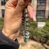 侗秘珍藏級天然巴西綠幽靈手鏈聚寶盆千層手串滿天星男女送七夕禮物 8mm綠幽靈聚寶盆收藏級 曬單實拍圖