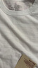 無印良品（MUJI）女式 粗細(xì)不均紗線 短款短袖T恤 上衣打底衫內(nèi)搭 25年夏季 女裝 白色 5S M (160/84A) 曬單實(shí)拍圖