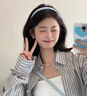 妙奕嘉四葉草耳釘女2025年新款耳環(huán)女生生日禮物高級感耳飾小眾設(shè)計感 藍(lán)色四葉草耳釘 曬單實拍圖