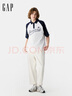 GAP男女裝2025春季新款純棉logo撞色短袖T恤學(xué)院風(fēng)polo衫725628 白色 2XL (185/104A) 亞洲尺碼 曬單實(shí)拍圖
