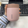 WCZ日本品牌寬口保溫杯女生時尚簡約高顏值小巧可愛咖啡杯隨行便攜杯 【桃子慕斯-260ML】送貓爪 曬單實拍圖