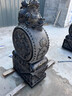 石雕門(mén)墩一對家用鎮宅獅子麒麟貔貅青石仿古做舊門(mén)墩石石鼓抱鼓石 吉象如意 60*30*18一對 曬單實(shí)拍圖
