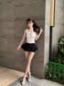 CARESS & KUDOS商場(chǎng)同款官方小ck銀色細(xì)高跟鞋女2025新款情人節(jié)成人生日禮物婚鞋 銀色 7.5cm -（舒適羊皮墊） 35 曬單實(shí)拍圖