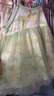 巴厘小豬女寶寶連衣裙夏季新中式公主裙兒童衣服短袖夏裝周歲禮服女童裙子 夏日花 80 cm 曬單實拍圖