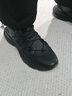 TOD'S【七夕禮物】官方2025早秋新品男士皮革拼織物休閑鞋 黑色 41 曬單實拍圖