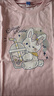史努比（SNOOPY）男女童短袖t恤牛仔褲兩件套兒童短袖套裝  粉色FUN+淺藍(lán)愛心 160 曬單實拍圖