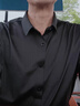 JASONWOOD高端品牌男裝休閑襯衫男士秋季新款無痕爸爸寬松大碼商務長袖襯衣 高檔灰色【官方正品】 3XL /185【建議體重160-180斤】 曬單實拍圖