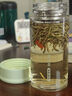物生物（RELEA）茶水分離玻璃水杯女士咖啡花茶泡茶杯子帶茶隔辦公室高顏值禮物 曬單實拍圖