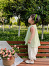 迪士尼寶寶女童套裝2025夏季新款洋氣時(shí)髦韓范女寶寶兩件套兒童輕薄夏裝 綠色套裝 褲長(zhǎng)九分褲 80 建議75-85cm9-12月 正碼正拍 曬單實(shí)拍圖