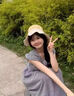斑納塞防曬帽寬檐夏季遮陽帽女士時尚洋氣草帽太陽漁夫帽子防曬遮臉透氣 遮陽帽【米色】 曬單實拍圖