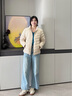波司登（BOSIDENG）25年新款短款輕薄羽絨服女90絨戶外野營登山旅游外套B250131006 秘釉色7475-25-淡系極簡風 S 160/84A 100斤-110斤 曬單實拍圖