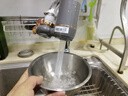 美的（Midea）凈水器水龍頭過濾器家用自來水濾水器直飲前置過濾器廚房衛(wèi)生間通用除水垢除余氯雙出水可清洗濾芯 一機(jī)三芯【兩年免換濾芯】 曬單實(shí)拍圖