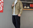 CAIDEN KETCH品牌男裝夾克男士春秋季2025新款潮流寬松立領(lǐng)大口袋工裝外套上衣 高檔卡其色 【春秋款】 XL （建議135-150斤） 曬單實(shí)拍圖