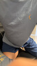紅豆居家（Hodohome）兒童睡衣男童夏季純棉套頭家居服男孩短袖短褲空調服套裝301藍165 曬單實(shí)拍圖