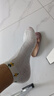 夏季女薄款襪子透氣防臭吸汗女襪子夏天多巴胺女孩搭穿花朵短筒襪 【顏色隨機】5雙 曬單實拍圖