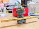 LZJV純銅如意金箍筆套裝銅筆齊天大圣筆擺件悟空金箍棒送禮 金箍棒筆一根 曬單實(shí)拍圖