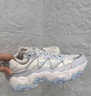 FILA 斐樂官方女鞋F(xiàn)LUID 5貓爪休閑鞋時尚復古運動鞋女鞋 雪白銀-貓爪6 F12W522111FSS 37.5 曬單實拍圖