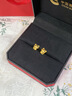 中國黃金（CHINA GOLD）黃金耳環(huán)女士足金小貓耳釘純金耳飾生日七夕情人節(jié)禮物送女友老婆 【賀卡定制/聯(lián)系客服】 曬單實(shí)拍圖
