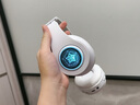 小米機（Ml)適用耳機頭戴式藍牙耳機真無線PC游戲電競2025最新款藍牙女高顏值帶麥耳麥運動 升級白 超長續(xù)航 曬單實拍圖