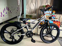 鳳凰（Phoenix）青少年兒童自行車7速禧瑪諾學(xué)生山地車鋁架星空  22寸銀色一體輪  曬單實(shí)拍圖