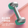 PROIRON普力艾 彩色浸塑磨砂啞鈴女家用兒童啞鈴 薄荷綠1磅 曬單實拍圖