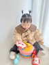 京悠雨嬰兒玩具早教兒童手拍鼓6個(gè)月以上7幼兒0女寶寶8八半一1歲3九 【粉-雙面鼓】可收納+送2錘子 曬單實(shí)拍圖