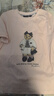 Teenie Weenie小熊T恤女2025年夏季新款大熊刺繡時尚休閑短袖圓領(lǐng)T恤上衣女 淺粉色 S 曬單實拍圖