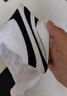 斑比兒童足球襪子夏季薄款網(wǎng)眼學(xué)生運動(dòng)過(guò)膝長(cháng)筒棉襪B0536 L碼 曬單實(shí)拍圖