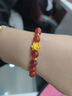 HR赫蓮娜足金蓮花紅瑪瑙手串珠女2025新款手鏈?zhǔn)诛椙槿斯?jié)禮物送女友 足金紅瑪瑙蓮花手串【禮盒】 曬單實(shí)拍圖