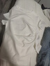 德瑪納【側(cè)擺開叉】夏款下擺側(cè)邊開叉收腰圓領(lǐng)短袖T恤女 曬單實(shí)拍圖