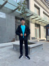 安踏（ANTA）男褲運動褲夏秋季薄款純黑棉青少年直筒寬松休閑褲子男士長褲衛(wèi)褲 黑色（常規(guī)直筒-拉鏈口袋-刺繡） L /175(120-140斤） 曬單實拍圖