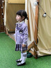 G.DUCKKIDS女童套裝春秋季2025新款衣服兒童小女孩洋氣秋裝jk學(xué)院風(fēng)套裝裙子 紫色三件套 130 cm 曬單實(shí)拍圖