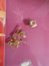 中國黃金（CHINA GOLD）黃金項鏈女士足足金如意吊墜純金七夕情人節(jié)禮物送女友老婆 足金如意吊墜約0.4g*配銀鏈 曬單實拍圖