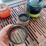 哈駱頓（HALODN）玻璃茶具套裝家用功夫茶具辦公室隔熱喝茶防燙耐熱泡茶壺高檔送禮 煙灰直覺壺7件套 【側(cè)鈕直覺壺+6個(gè)木環(huán)品杯】 曬單實(shí)拍圖