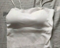 FitonTon吊帶背心女帶胸墊美背內(nèi)衣女薄款冰絲無痕抹胸防走光內(nèi)搭外穿M 曬單實(shí)拍圖