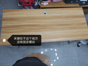 毓博實(shí)木書桌書架一體寫字桌家用臥室學(xué)生學(xué)習(xí)桌洞洞板電腦桌電競(jìng)桌 白架淺胡桃/E0級(jí)實(shí)木30厚桌面 長(zhǎng)140寬60高178cm 曬單實(shí)拍圖