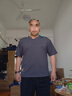 頭號(hào)青年短袖t恤男夏季冰絲寬松大碼男裝加大半袖上衣體恤潮 深灰 5XL  曬單實(shí)拍圖