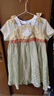 漢宮優(yōu)品女童漢服裙夏季短袖連衣裙中國(guó)風(fēng)公主裙兒童中式周歲禮服 鈴蘭織夢(mèng)（綠） 110 曬單實(shí)拍圖