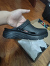 斯凱奇（Skechers）男鞋 25年夏季新款運動(dòng)拖鞋厚底洞洞鞋時(shí)尚沙灘鞋休閑拖鞋鞋子男 全黑色/增高后跟大底 主推款 41 曬單實(shí)拍圖