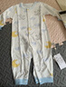 貝肽斯新生兒連體衣春秋男女寶寶純棉衣服嬰兒長袖爬服 天馬星空 （單件裝） 80cm 曬單實(shí)拍圖